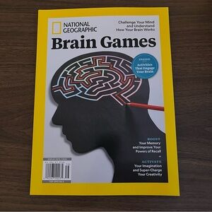 National Geographic January 2026 Magazine Brain Games Challenge Your Mind-New